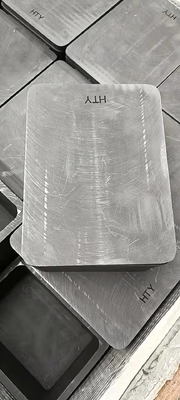 고밀도 1.85g 그래피트 곰팡이 내부에 코팅과 0.01% 재 함량 사용자 정의
