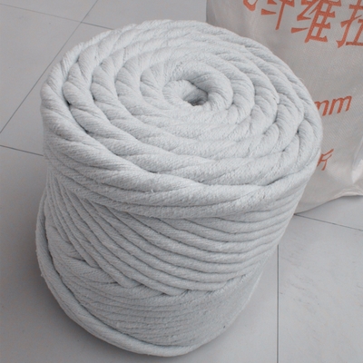 맞춤형 3-60mm 세라믹 섬유 엮은 둥근 로프 6mm 온도 응용 프로그램