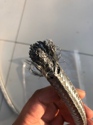 오일 소재 흰색 엮은 PTFE 점막 포장품 펌프 봉쇄용 3*3mm ~ 60*60mm 사이즈