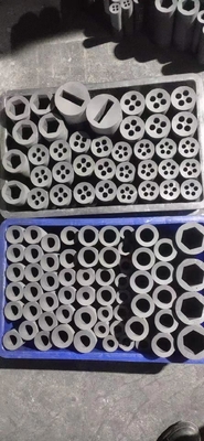 한 구멍 두 구멍 금속 주사용 그래피트 곰팡이 크기 5mm ~ 140mm 저항 7-10 오름