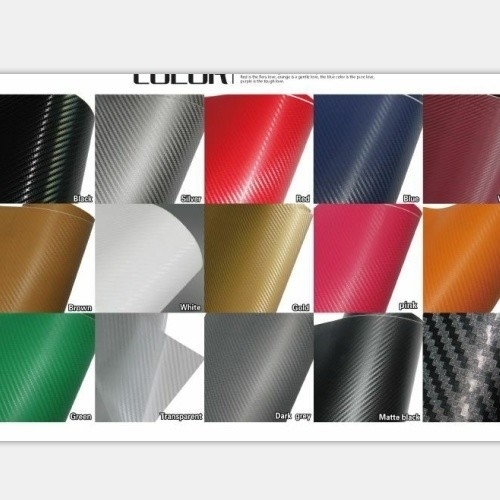 방수성 네 탄소섬유 판 두께 0.18mm PVC 데칼 스티커 비닐 필름