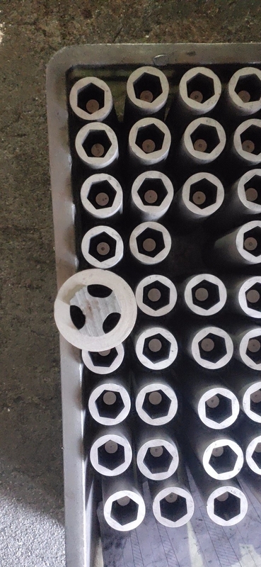 1.85g/cm3 내부에 코팅 된 원형 기어 탄소 연속 주사 Brass를위한 육각 그래피트