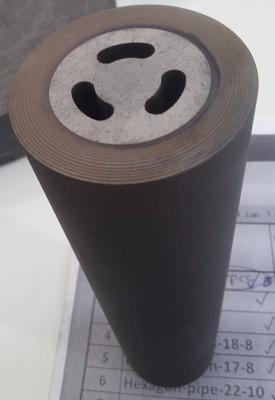 1.82 도면에 따라 연속 주사 구리 용 그래피트 다이