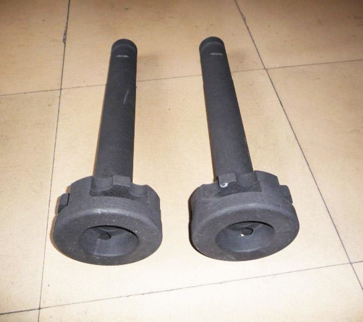 알루미늄 작업 도구 맞춤형 그래피트 곰팡이 디자인과 함께 디가스 로터